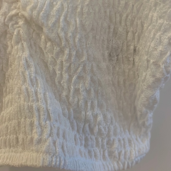 Urban Outfitters Top White Crop Top - Picture 3 of 6